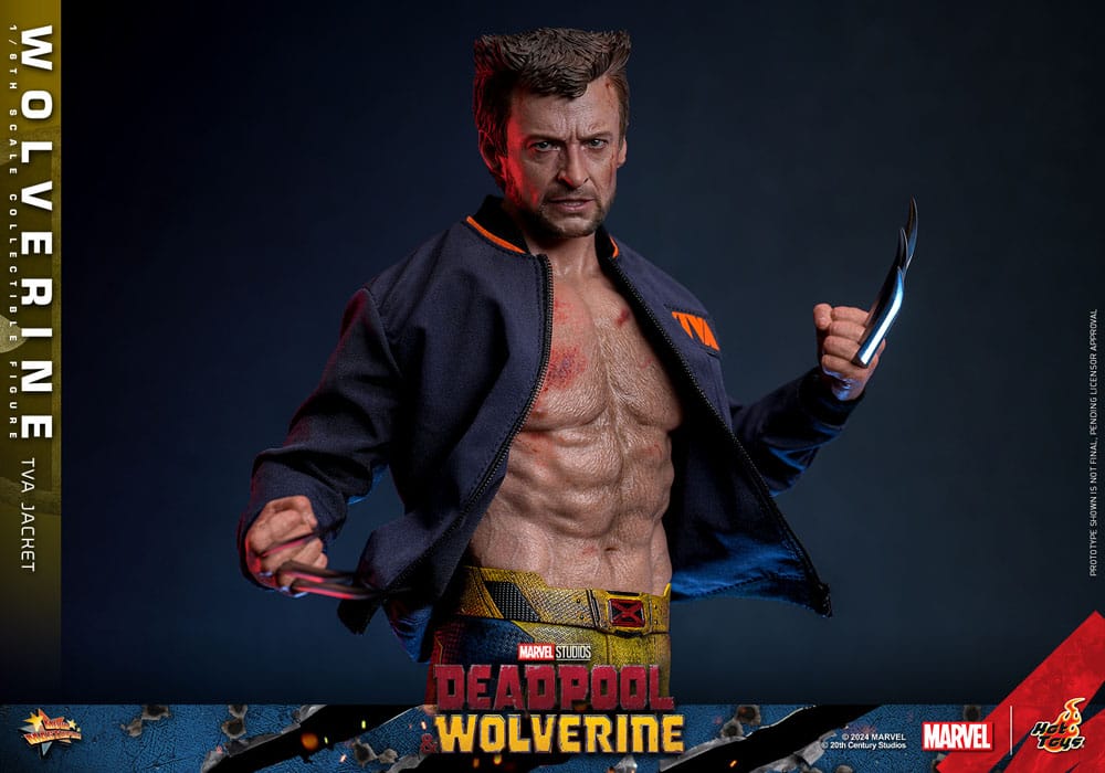 Deadpool Wolverine Movie Masterpiece figurine 1/6 Wolverine (TVA Jacket Version) 31 cm