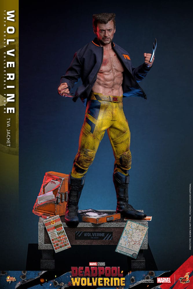 Deadpool Wolverine Movie Masterpiece figurine 1/6 Wolverine (TVA Jacket Version) 31 cm