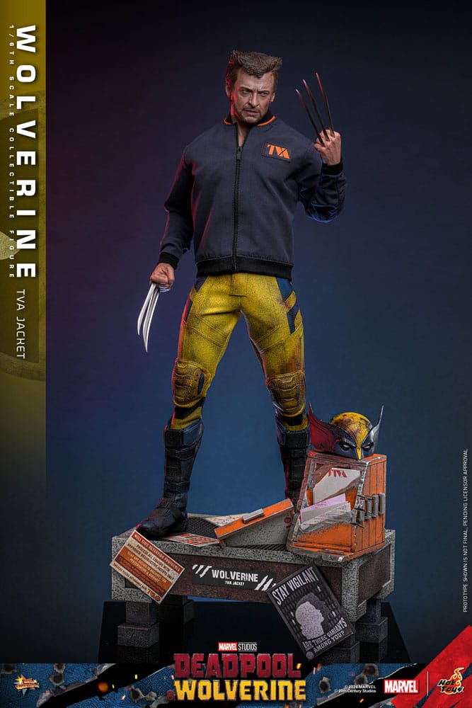 Deadpool Wolverine Movie Masterpiece figurine 1/6 Wolverine (TVA Jacket Version) 31 cm