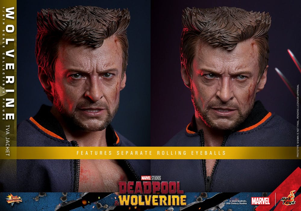 Deadpool Wolverine Movie Masterpiece figurine 1/6 Wolverine (TVA Jacket Version) 31 cm