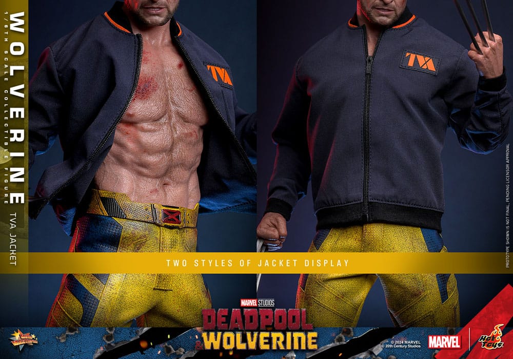 Deadpool Wolverine Movie Masterpiece figurine 1/6 Wolverine (TVA Jacket Version) 31 cm