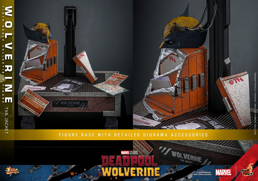 Deadpool Wolverine Movie Masterpiece figurine 1/6 Wolverine (TVA Jacket Version) 31 cm