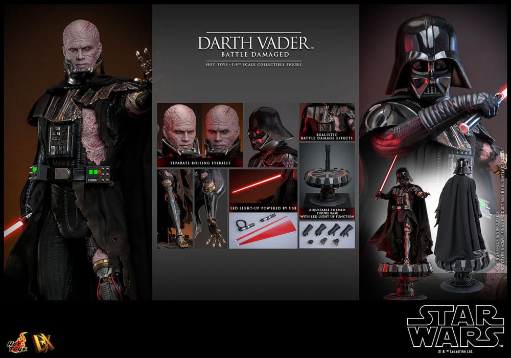 Star Wars figurine 1/6 Darth Vader (Battle Damaged) 35 cm