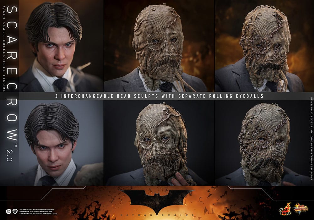 Figurine Batman Begins Movie Masterpiece 1/6 Scarecrow 2.0 30 cm