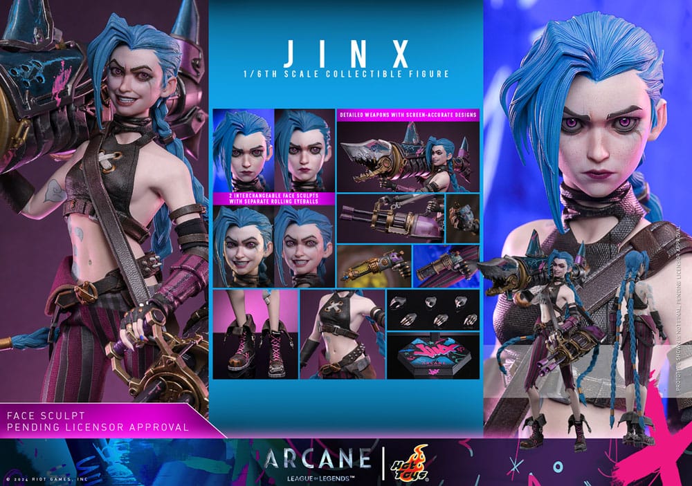 Arcane figurine 1/6 Jinx 27 cm