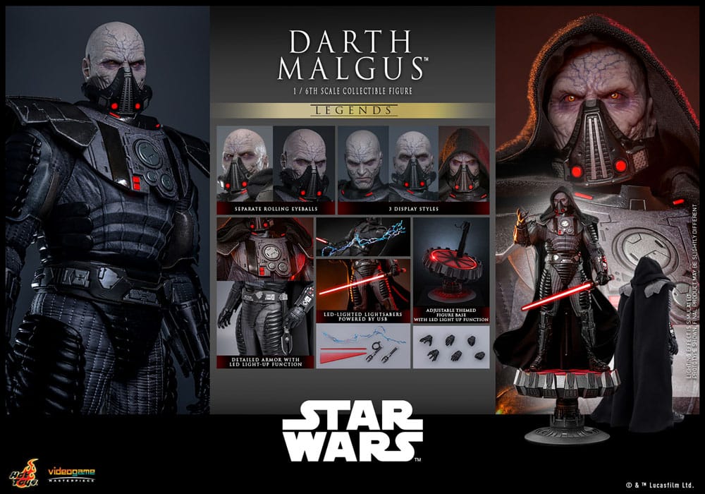 Figurine Star Wars Legends Videogame Masterpiece 1/6 Dark Malgus 34 cm