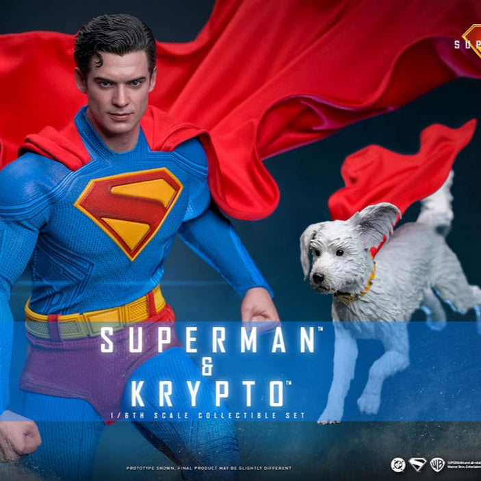 Figurine Superman (2025) Movie Masterpiece 1/6 Superman & Krypto 33 cm