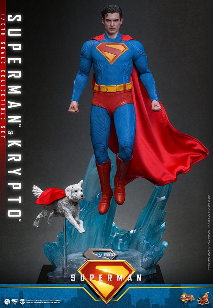 Figurine Superman (2025) Movie Masterpiece 1/6 Superman & Krypto 33 cm
