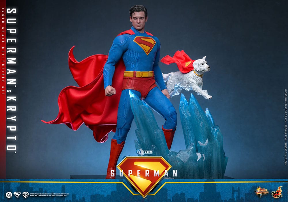 Figurine Superman (2025) Movie Masterpiece 1/6 Superman & Krypto 33 cm