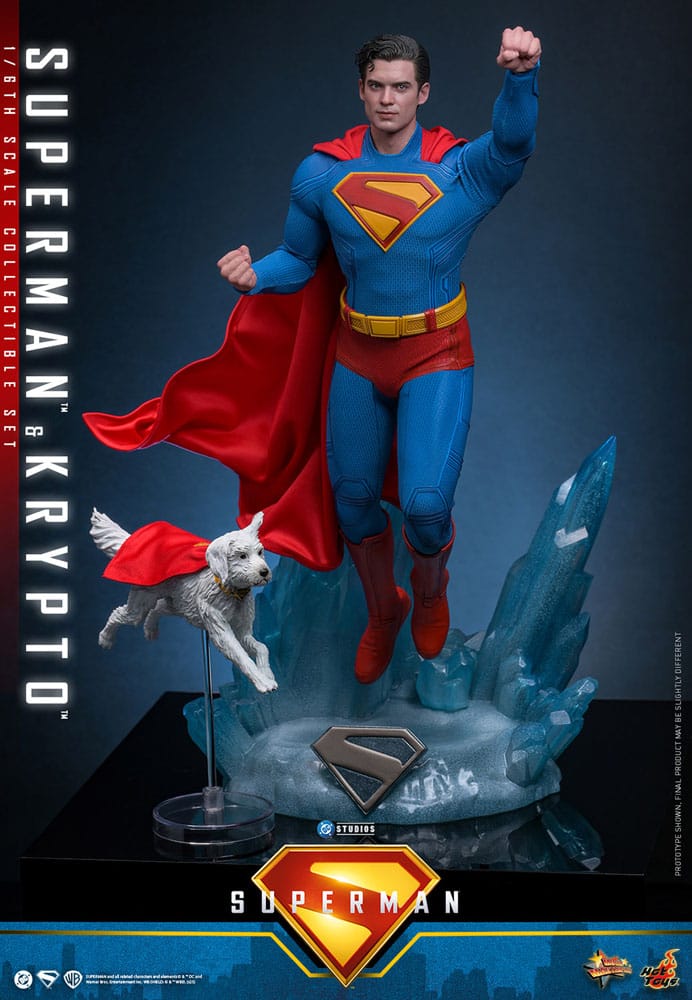 Figurine Superman (2025) Movie Masterpiece 1/6 Superman & Krypto 33 cm