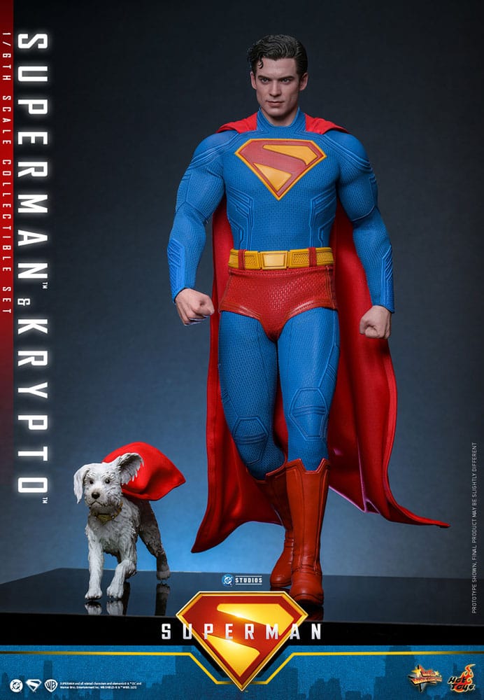 Figurine Superman (2025) Movie Masterpiece 1/6 Superman & Krypto 33 cm