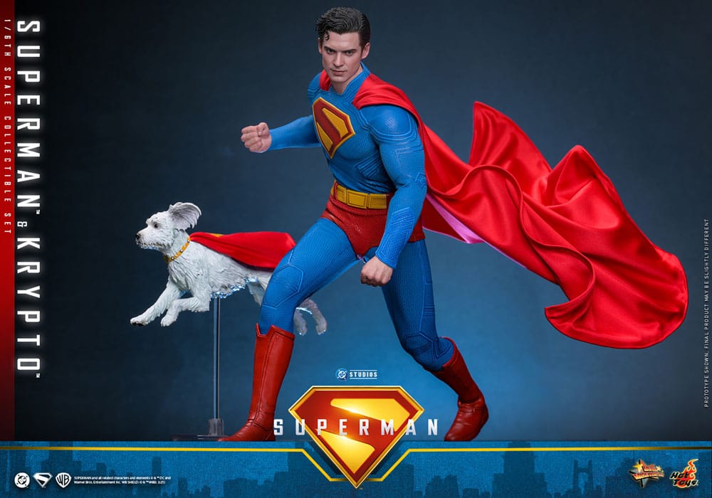 Figurine Superman (2025) Movie Masterpiece 1/6 Superman & Krypto 33 cm