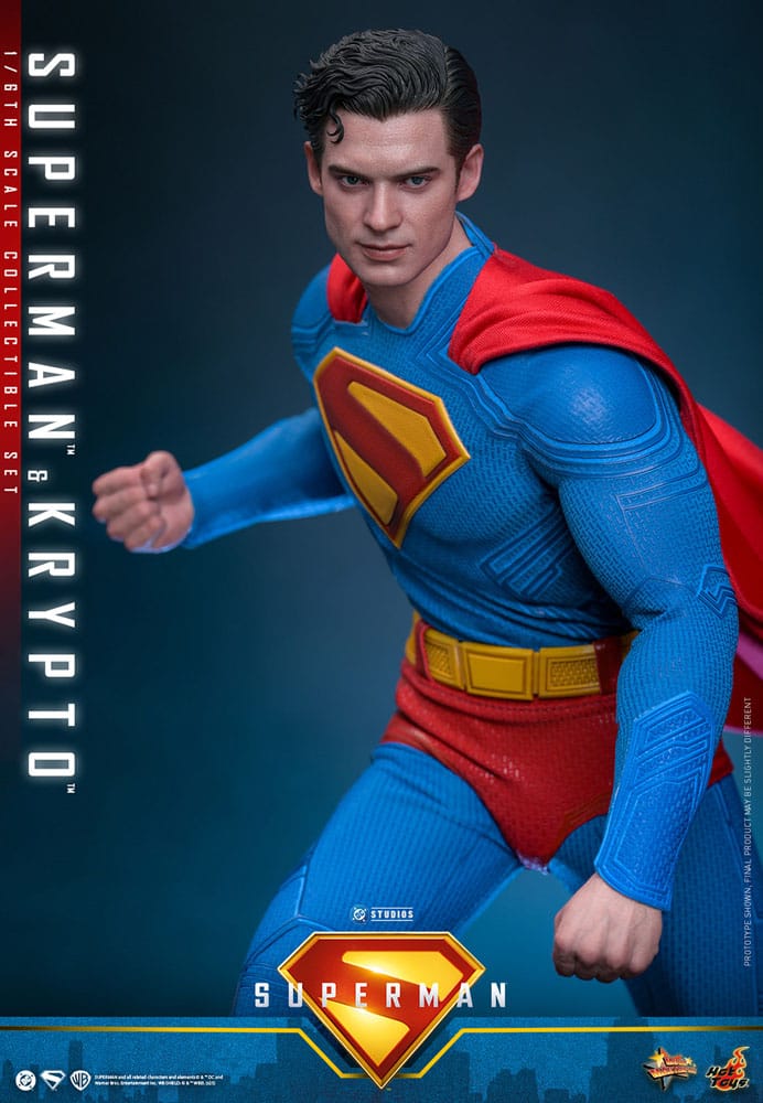 Figurine Superman (2025) Movie Masterpiece 1/6 Superman & Krypto 33 cm