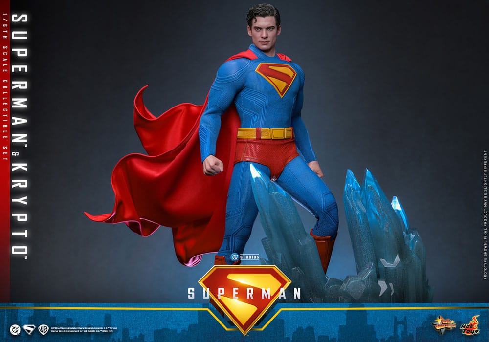 Figurine Superman (2025) Movie Masterpiece 1/6 Superman & Krypto 33 cm
