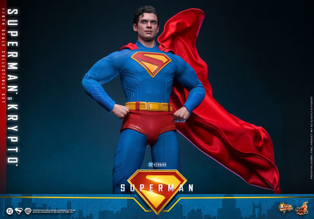Figurine Superman (2025) Movie Masterpiece 1/6 Superman & Krypto 33 cm