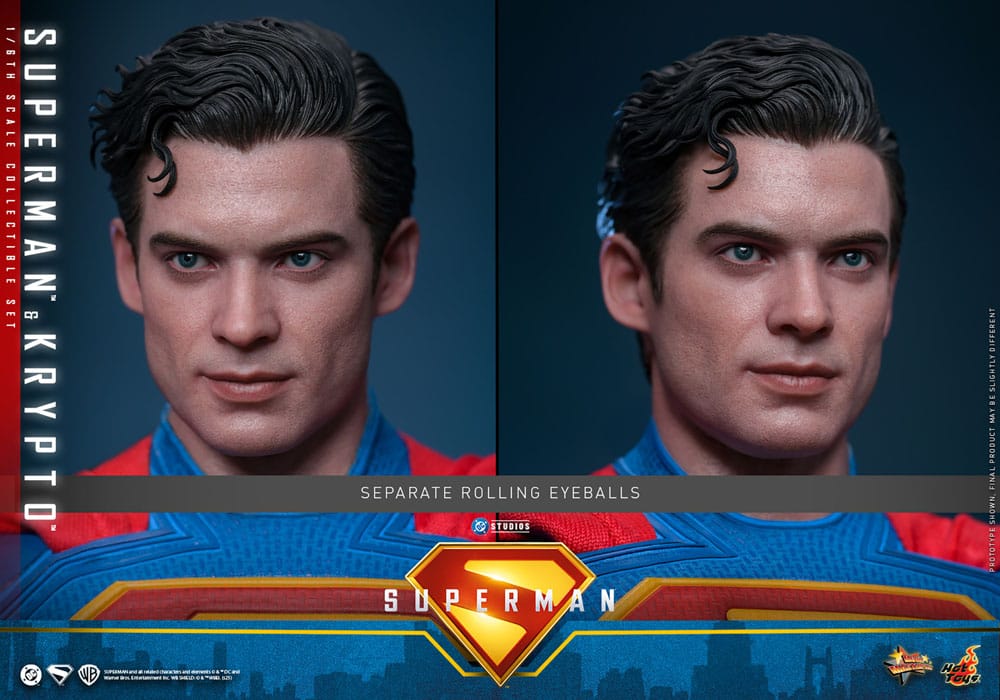 Figurine Superman (2025) Movie Masterpiece 1/6 Superman & Krypto 33 cm