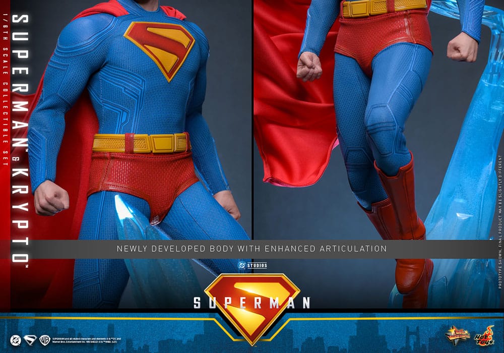 Figurine Superman (2025) Movie Masterpiece 1/6 Superman & Krypto 33 cm