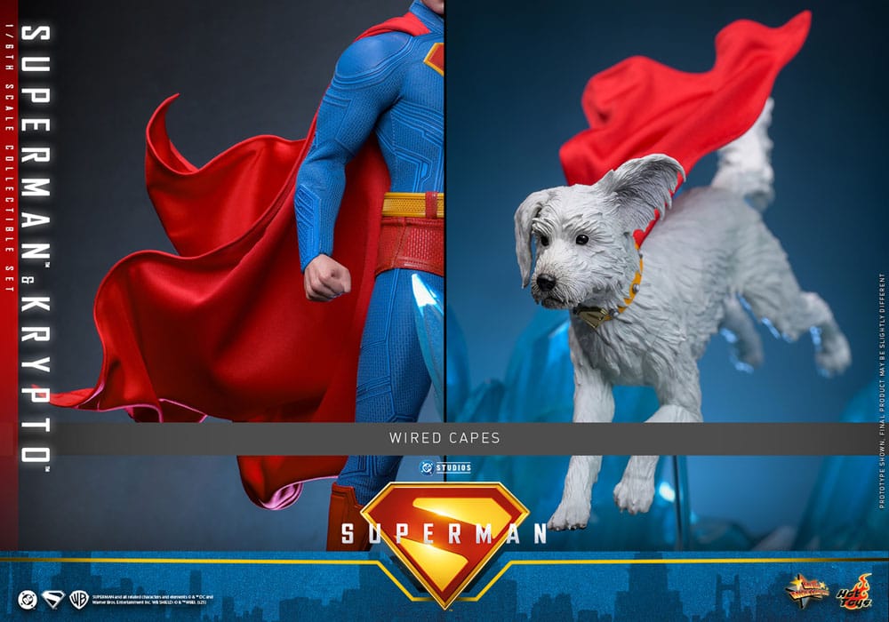 Figurine Superman (2025) Movie Masterpiece 1/6 Superman & Krypto 33 cm
