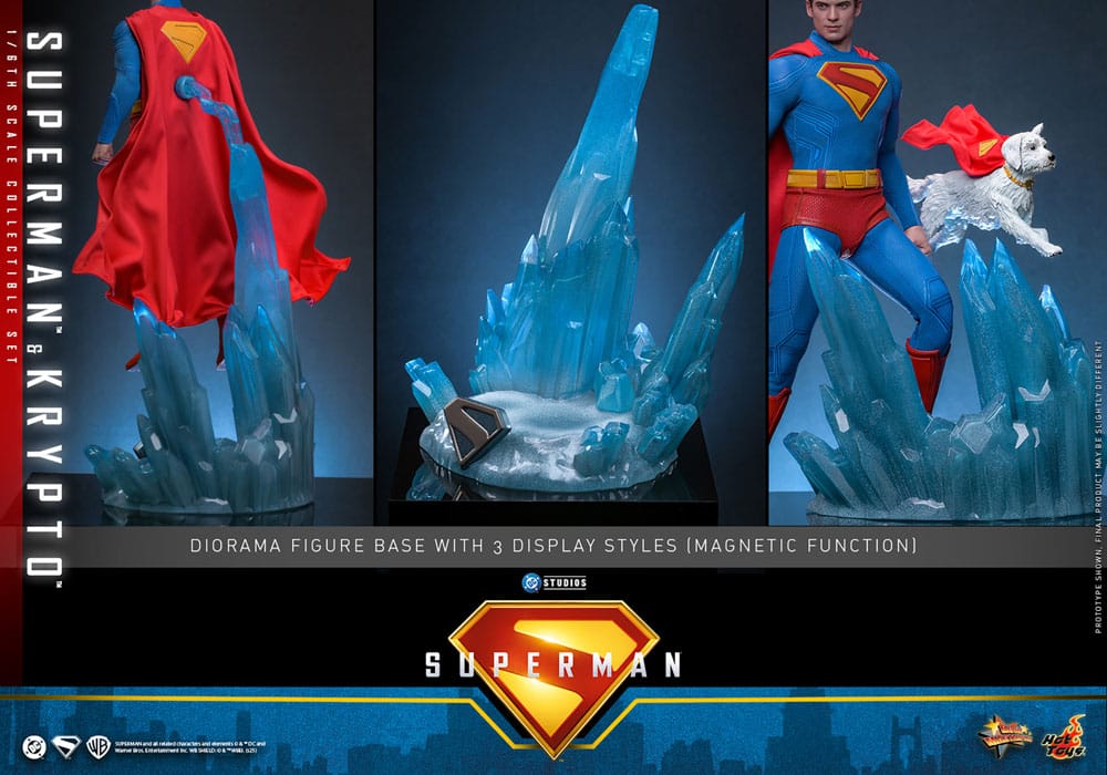 Figurine Superman (2025) Movie Masterpiece 1/6 Superman & Krypto 33 cm