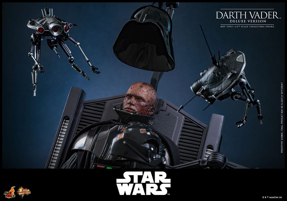 Star Wars, épisode III : La Revanche des Sith figurine Movie Masterpiece 1/6 Darth Vader (Deluxe Version) 35 cm