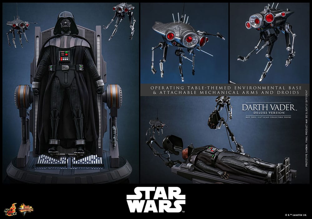 Star Wars, épisode III : La Revanche des Sith figurine Movie Masterpiece 1/6 Darth Vader (Deluxe Version) 35 cm