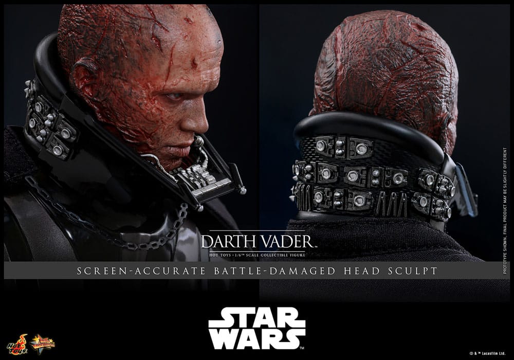 Star Wars, épisode III : La Revanche des Sith figurine Movie Masterpiece 1/6 Darth Vader (Deluxe Version) 35 cm