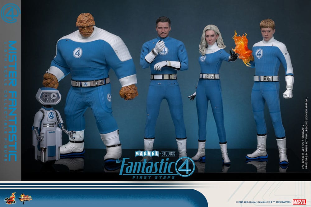 Les Quatre Fantastiques : Premiers pas figurine Movie Masterpiece 1/6 Mister Fantastic 30 cm
