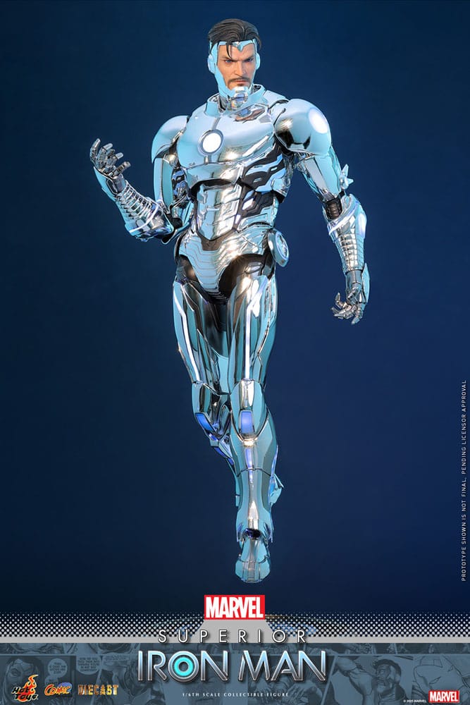 Figurine Marvel Comic Masterpiece Diecast 1/6 Superior Iron Man 32 cm