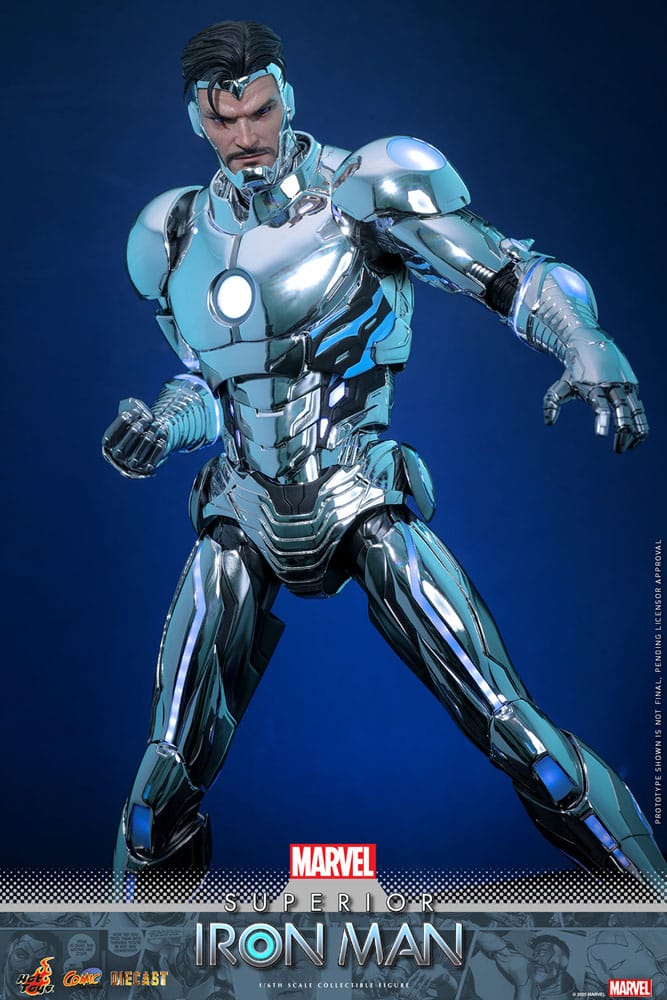 Figurine Marvel Comic Masterpiece Diecast 1/6 Superior Iron Man 32 cm