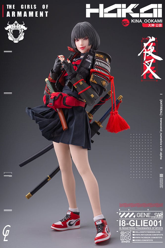 Original Character i8Toys x Gharliera figurine 1/6 The Girls of Armament Kina Ookami 28 cm