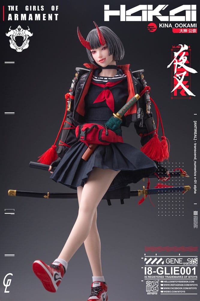 Original Character i8Toys x Gharliera figurine 1/6 The Girls of Armament Kina Ookami 28 cm