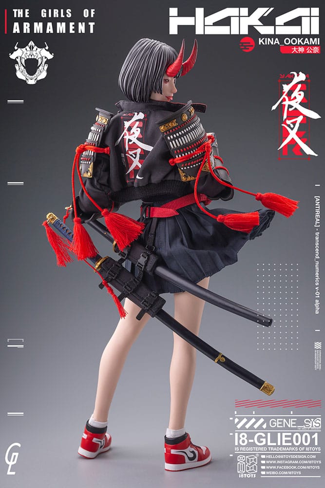 Original Character i8Toys x Gharliera figurine 1/6 The Girls of Armament Kina Ookami 28 cm