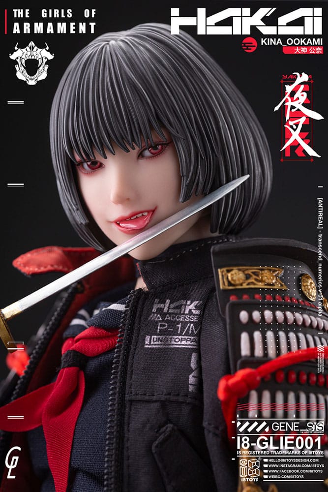 Original Character i8Toys x Gharliera figurine 1/6 The Girls of Armament Kina Ookami 28 cm