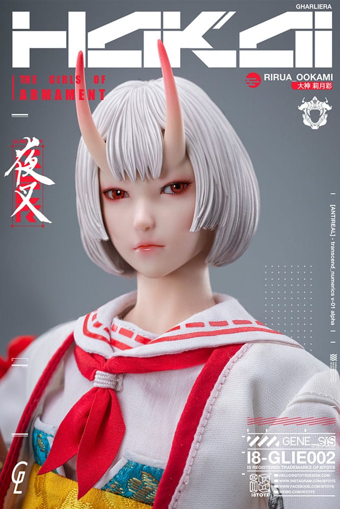 Original Character i8Toys x Gharliera figurine 1/6 The Girls of Armament Rirua Ookami 28 cm