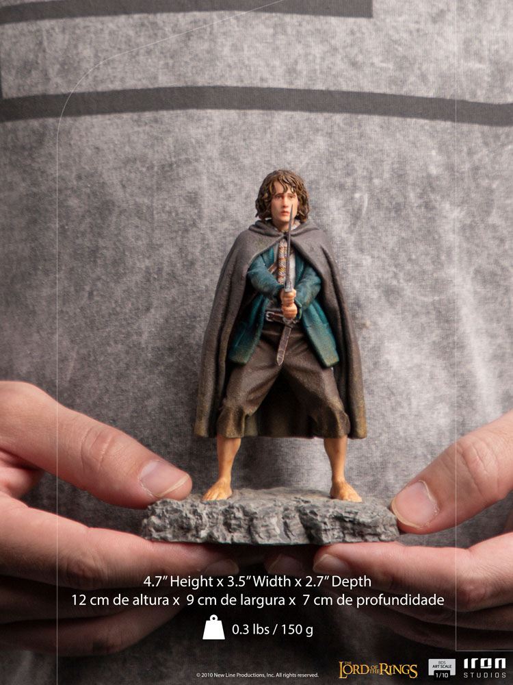 Le Seigneur des Anneaux : Statuette Pippin 12 cm