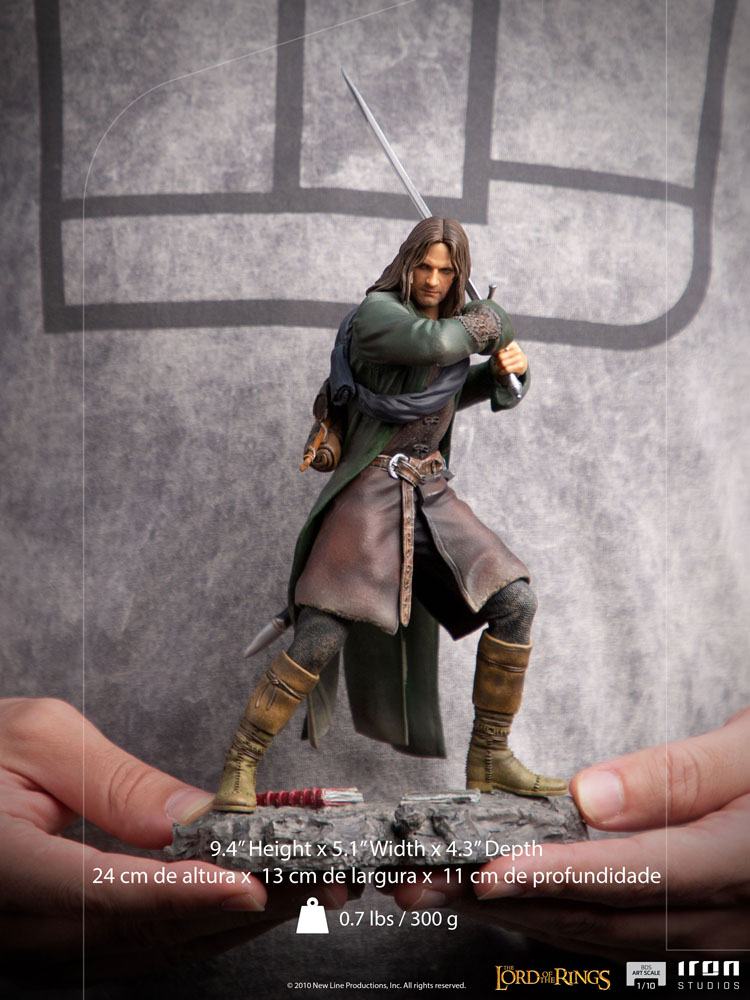 Le Seigneur des Anneaux : Statuette 1/10 Aragorn 24 cm