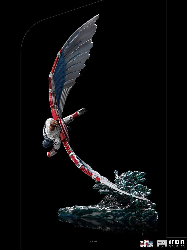 Le faucon et le Soldat de l'hiver : Statuette Captain America Sam Wilson
