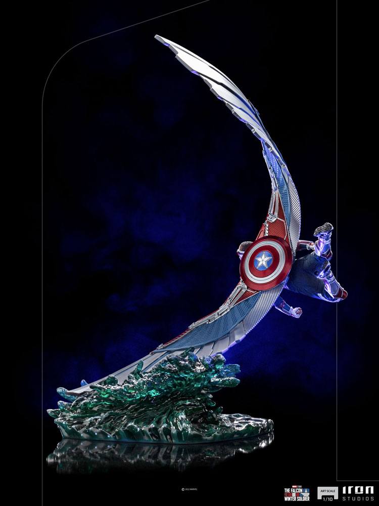Le faucon et le Soldat de l'hiver : Statuette Captain America Sam Wilson