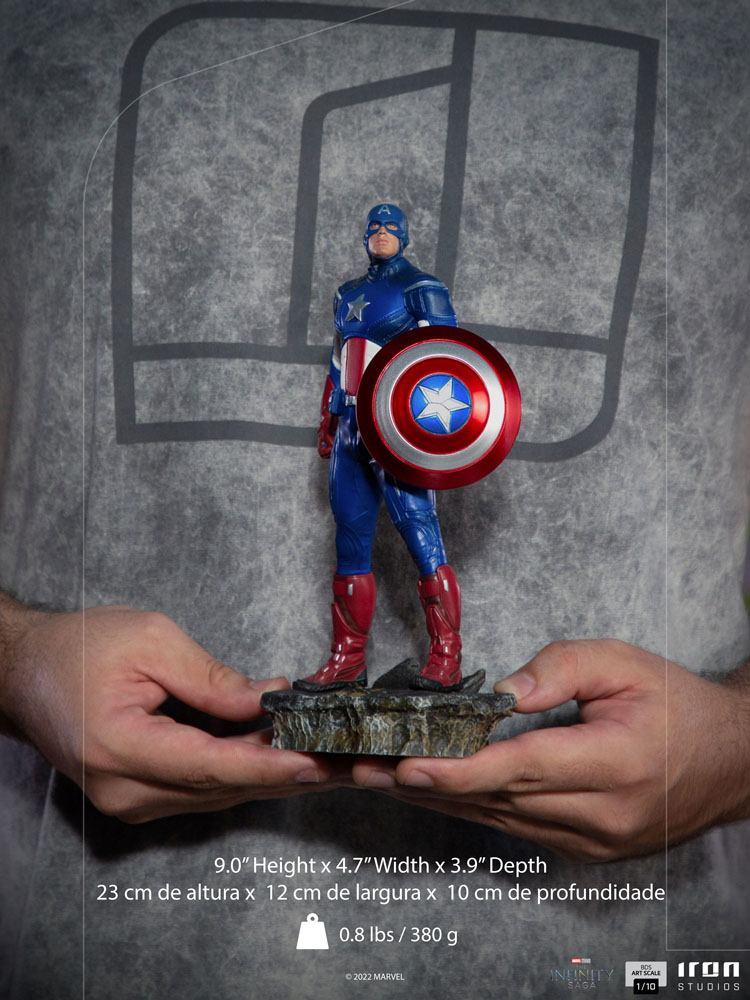 The Infinity Saga : Statuette Art Scale 1/10 Captain America