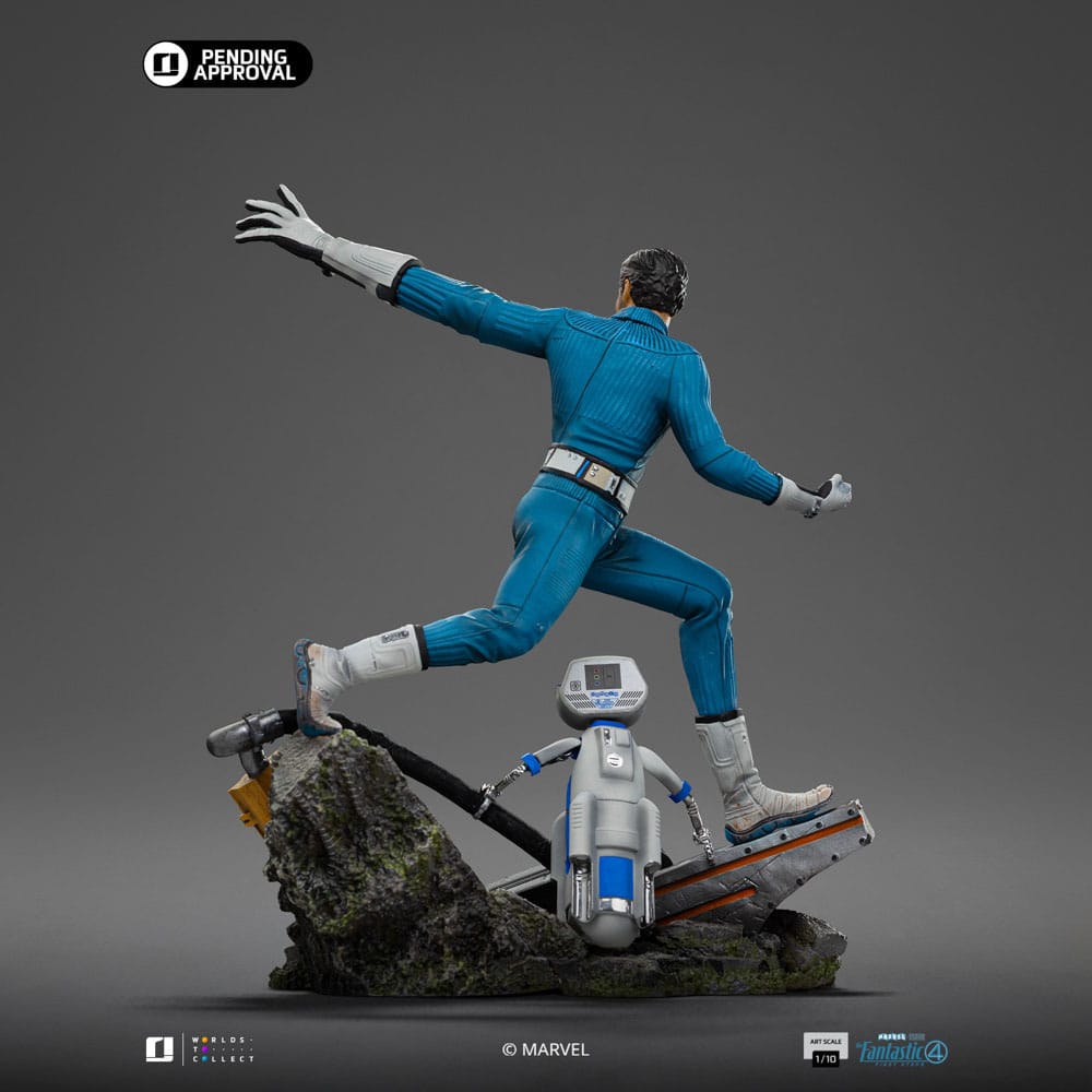 Fantastic Four statuette 1/10 Art Scale Mr. Fantastic and H.E.R.B.I.E 26 cm
