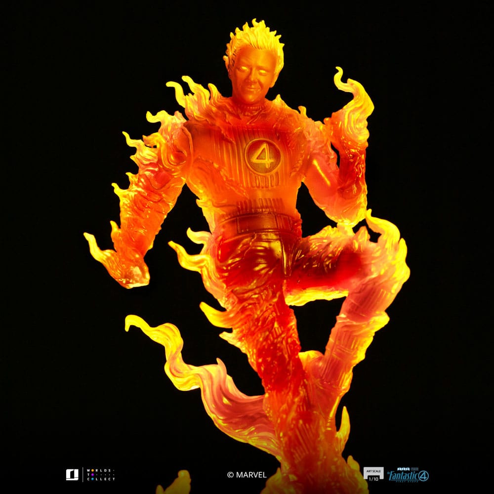 Statuette des Quatre Fantastiques 1/10 Art Scale Torche Humaine 30 cm