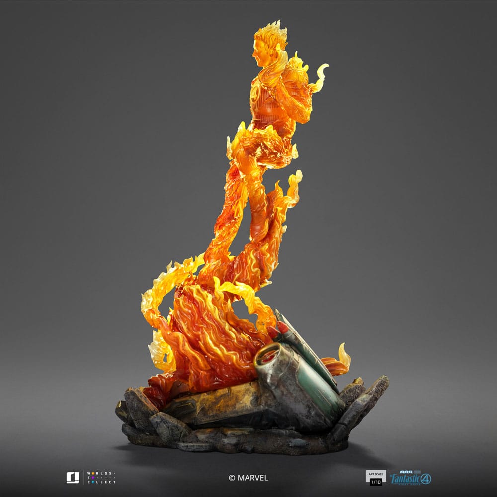 Statuette des Quatre Fantastiques 1/10 Art Scale Torche Humaine 30 cm