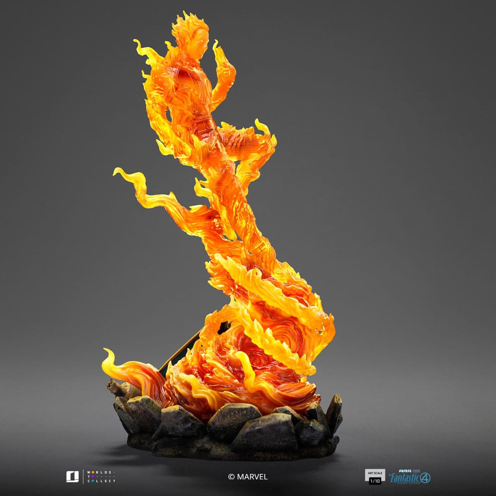 Statuette des Quatre Fantastiques 1/10 Art Scale Torche Humaine 30 cm