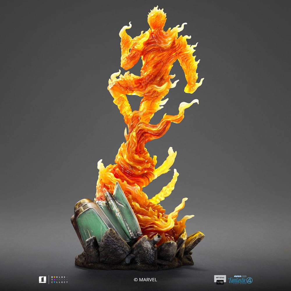 Statuette des Quatre Fantastiques 1/10 Art Scale Torche Humaine 30 cm