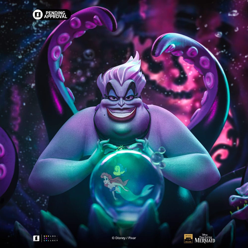 Statuette des Méchants Disney 1/10 Deluxe Art Scale Ursula 23 cm