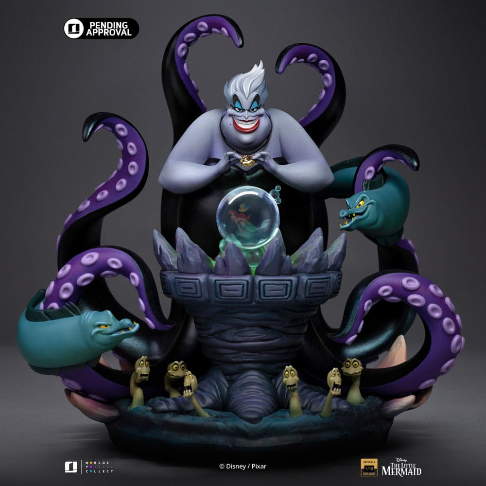 Statuette des Méchants Disney 1/10 Deluxe Art Scale Ursula 23 cm