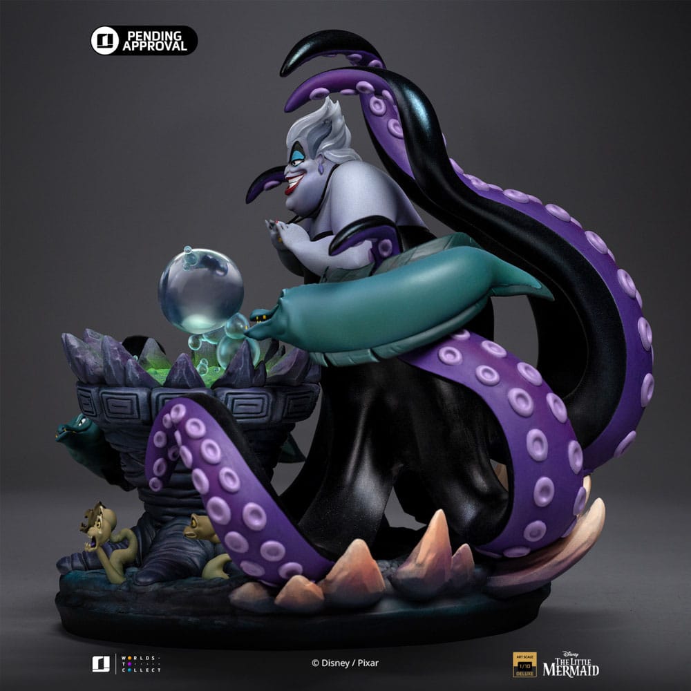 Statuette des Méchants Disney 1/10 Deluxe Art Scale Ursula 23 cm