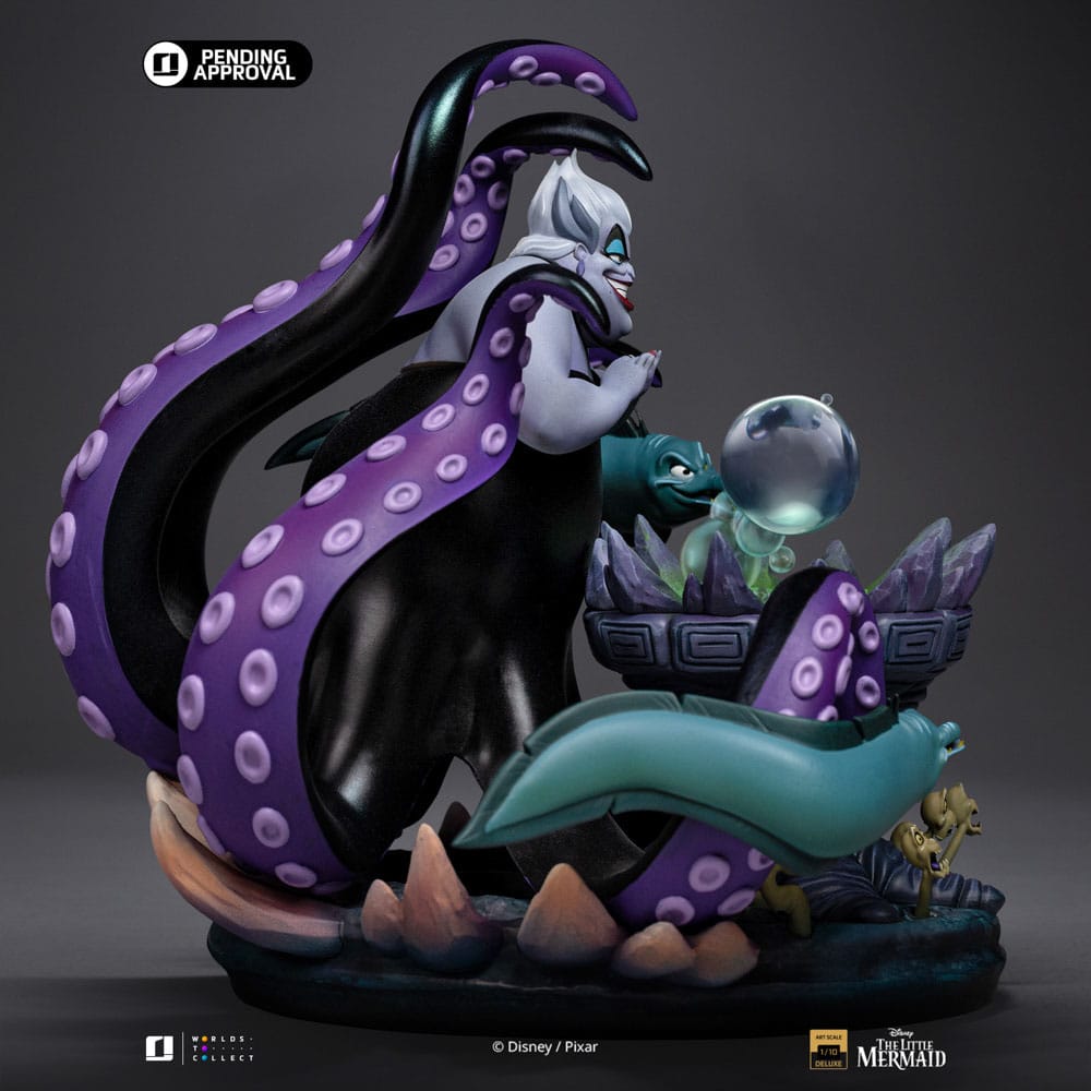 Statuette des Méchants Disney 1/10 Deluxe Art Scale Ursula 23 cm