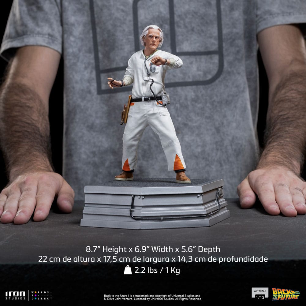 Retour vers le Futur Statuette 1/10 Art Scale Doc Brown 22cm