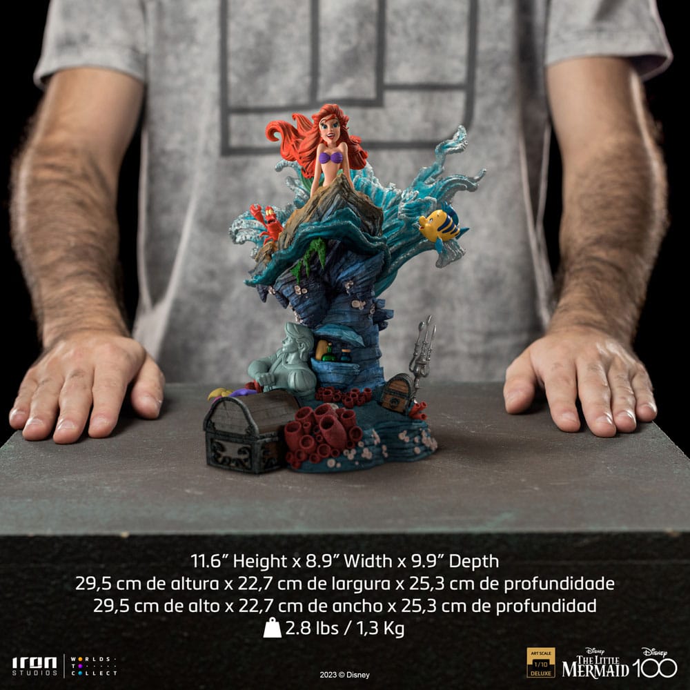 Disney : Statuette Art Scale Deluxe 1/10 La Petite Sirène 29 cm